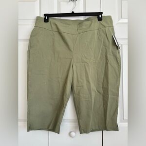 Olive Green Capri Pants